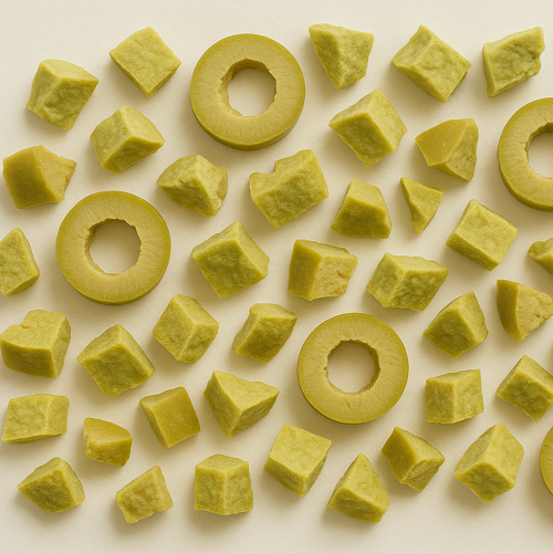 Freeze Dried Olive Fruit Slices Chunks